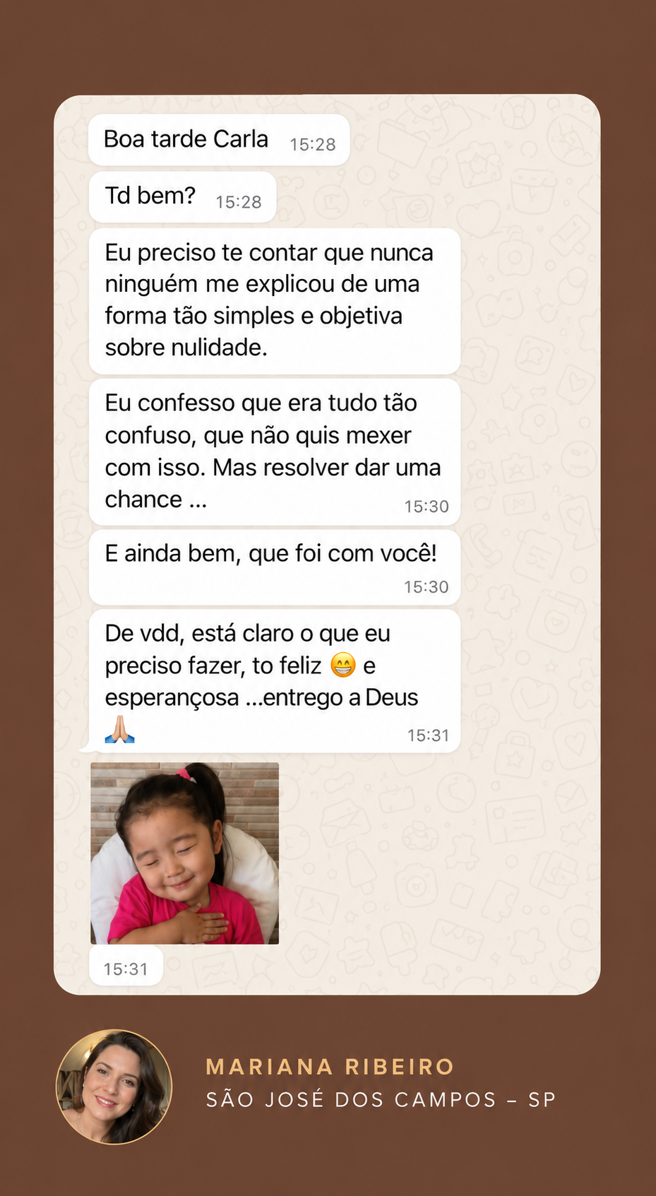 Depoimento de Mariana Ribeiro